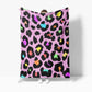 pink leopard print blanket