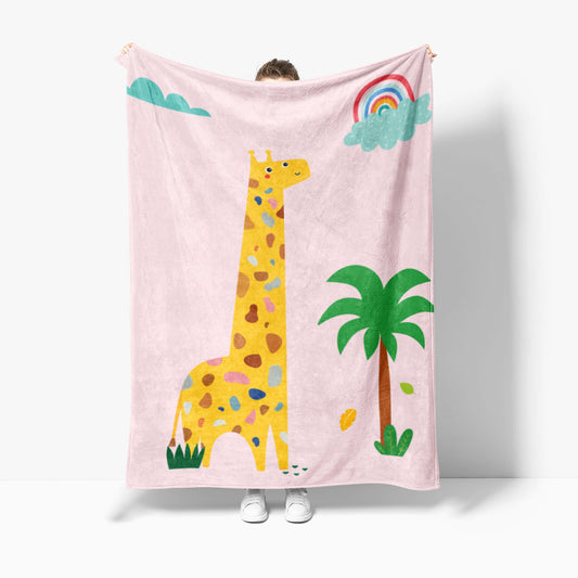 giraffe custom blanket