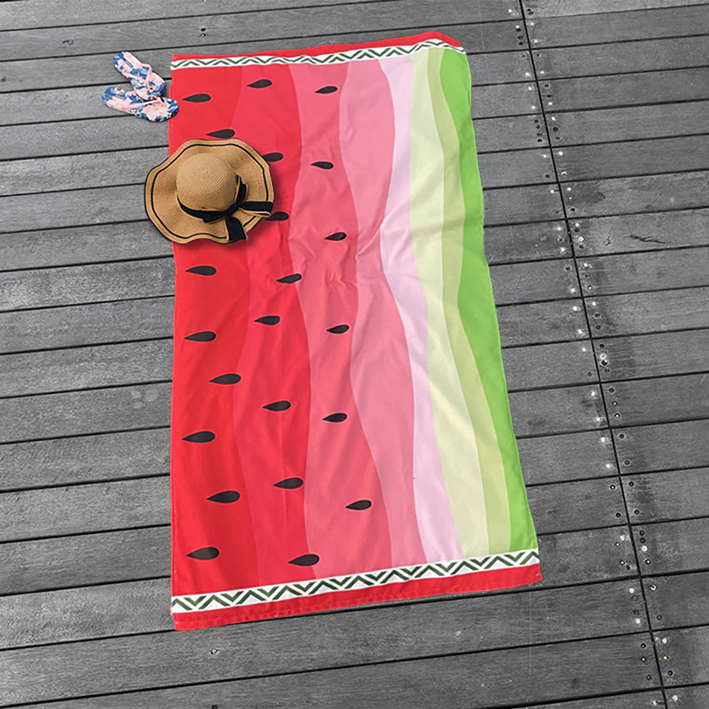 watermelon bath towel