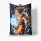 Goku Super Saiyan Black Sherpa Blanket
