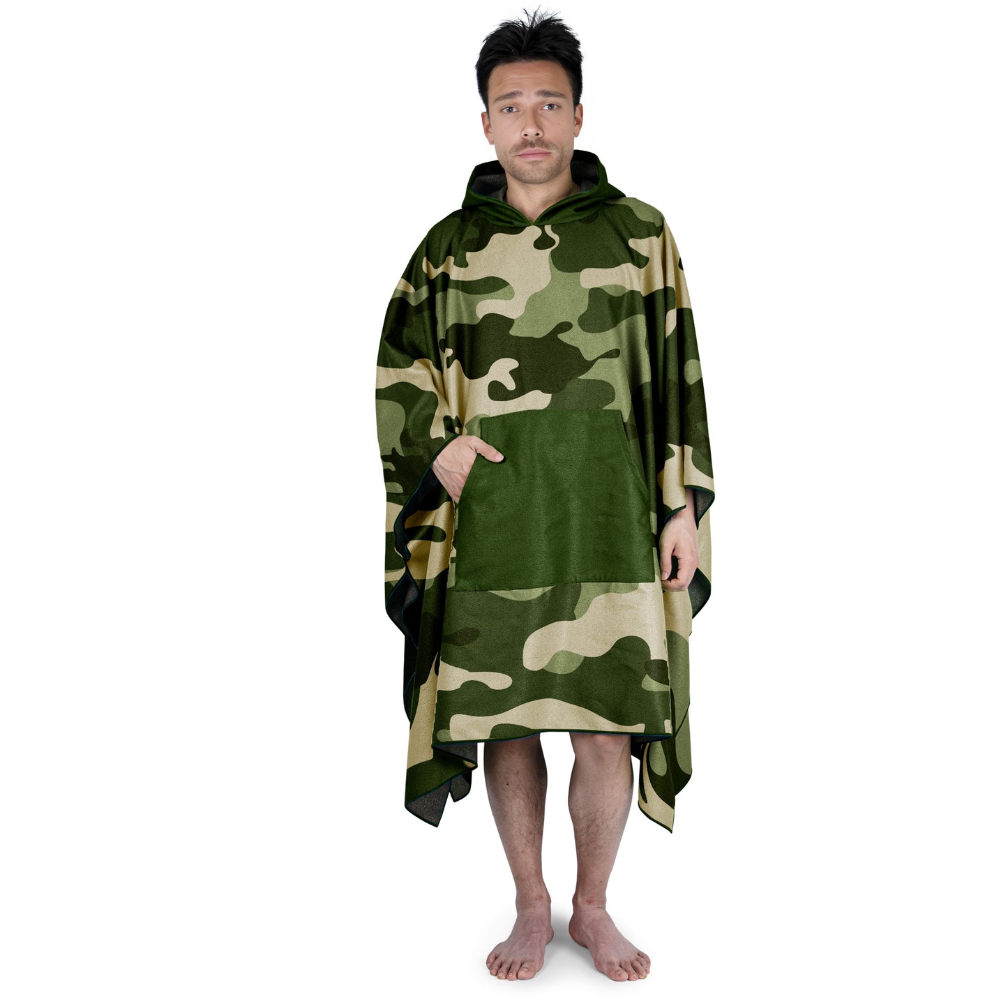 hooded poncho towel adult