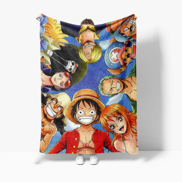 Best Fleece Blanket Anime ONE PIECE Sherpa Tapestry